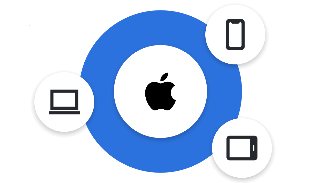 LogMeIn Rescue supports most Mac operating systems and Apple devices, providing secure remote support solutions.