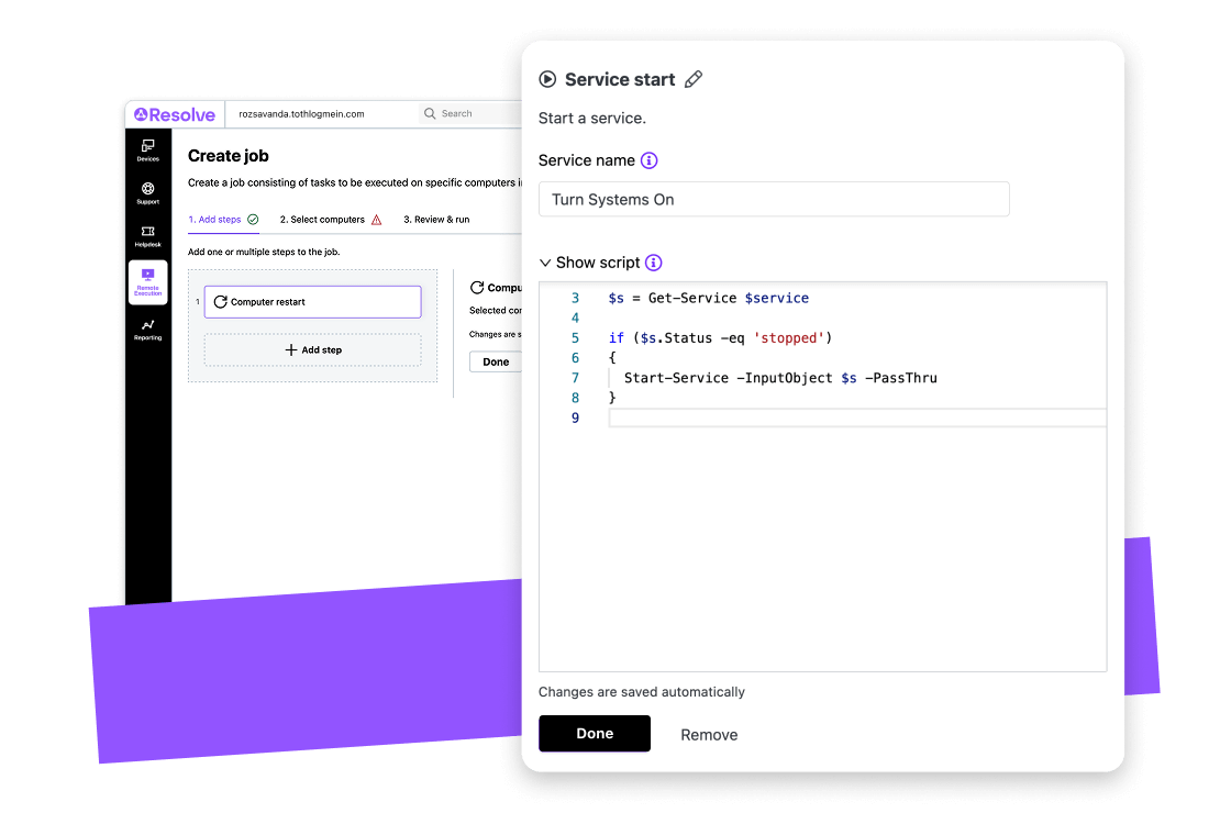 Support, secure, and manage endpoints with LogMeIn Resolve