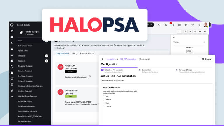 Integrating HaloPSA with LogMeIn Resolve to streamline incident management