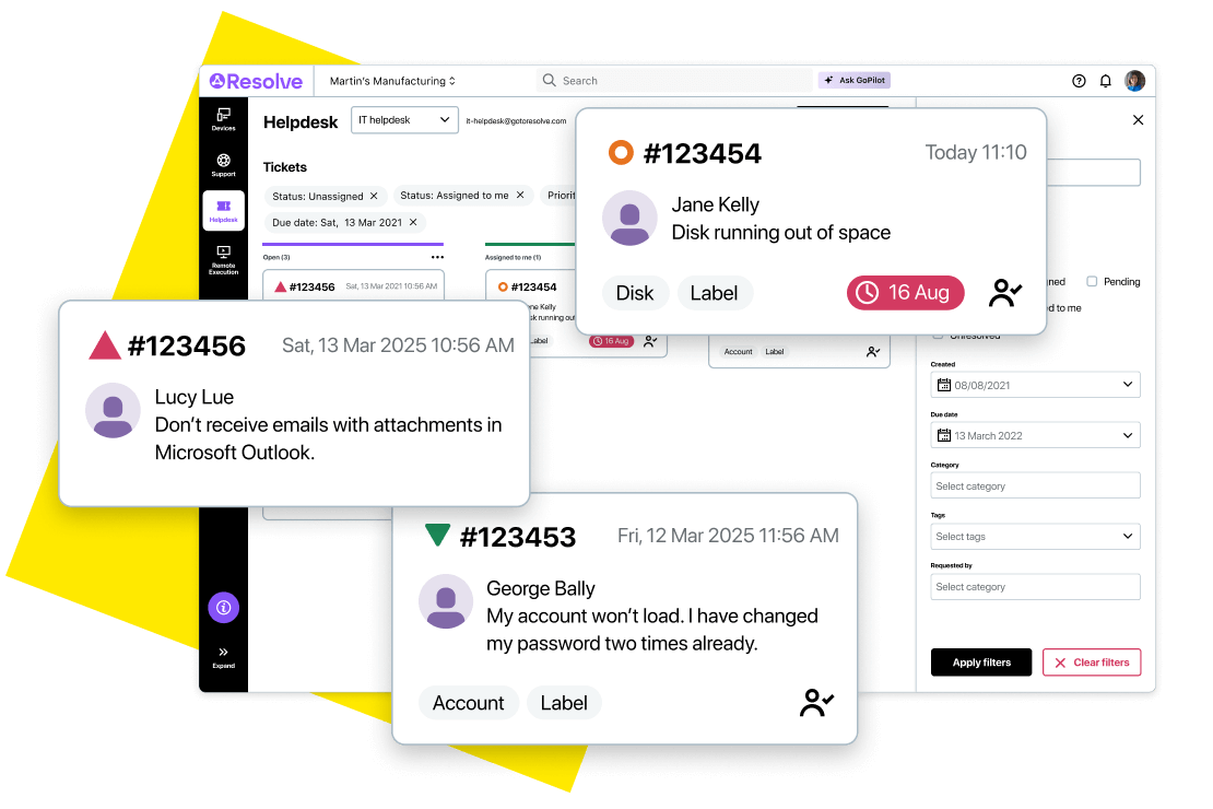 Detecte proactivamente qué parches se necesitan con los avisos personalizables.