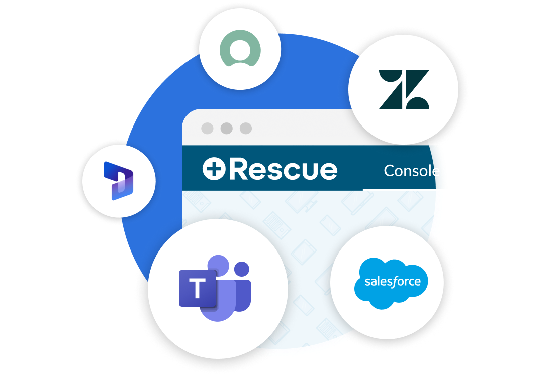 LogMeIn Rescue connects 2 times faster than TeamViewer regardless of internet speed and includes AI features that instantly translate messages.