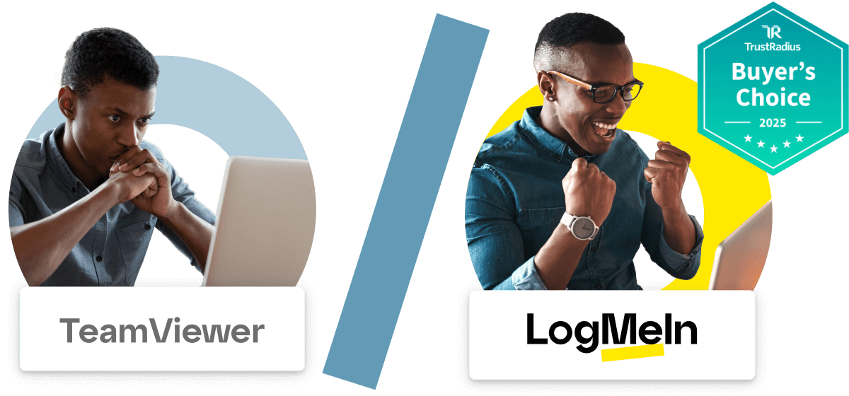  Comparison of Team Viewer and Log Me In, with Log Me In recognized as Trust Radius Buyers Choice twenty twenty-five winner for I T.