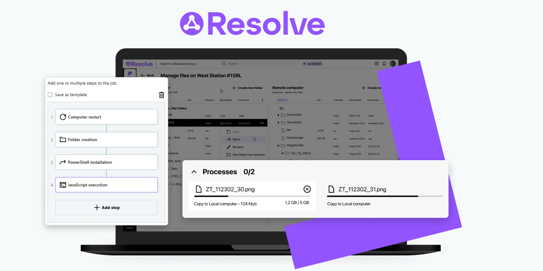LogMeIn Resolve's modern Unified Endpoint Management for MSPs and IT departments, designed with flexibility to scale as your business grows.