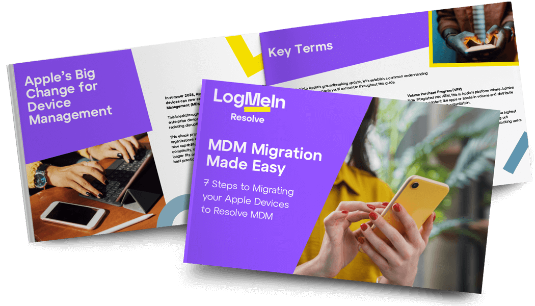 MDM Migration Made Easy: 7 Steps to Migrating your Apple Device to Resolve MDM eBook.
