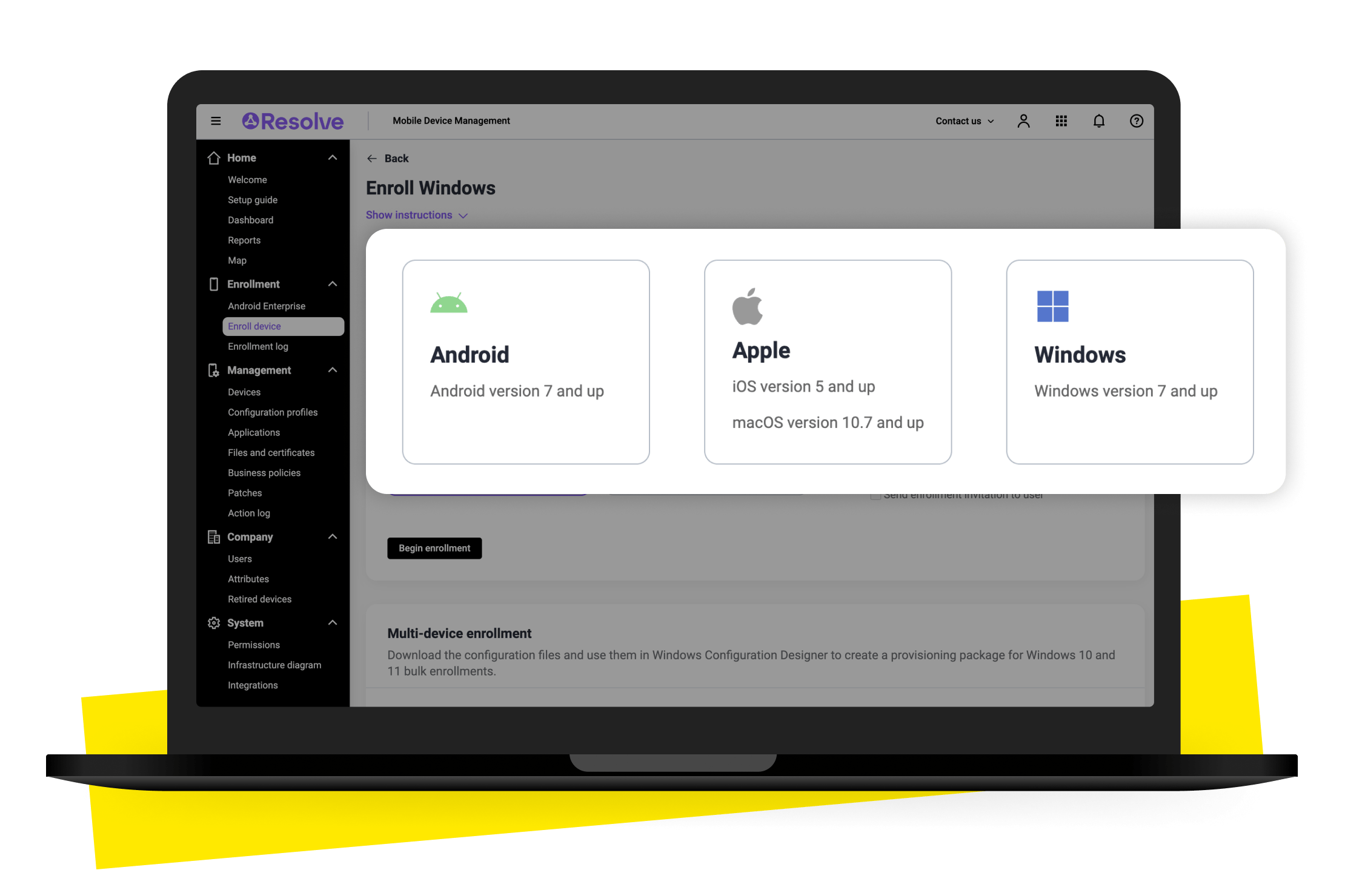 Simplify Windows device management