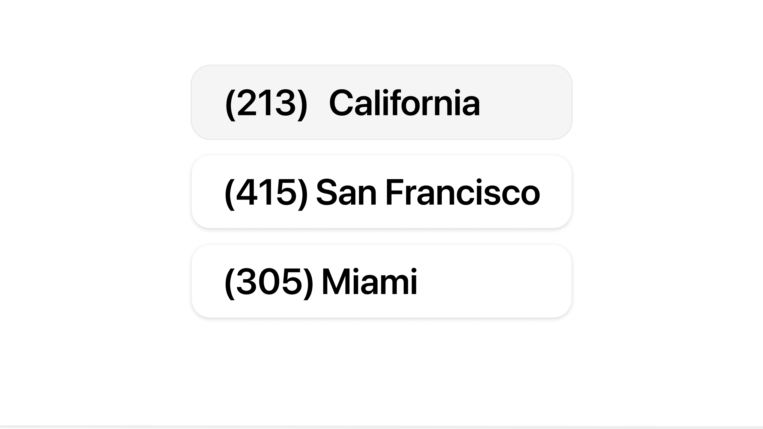 Local number examples
