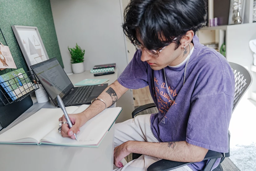 Student studying 