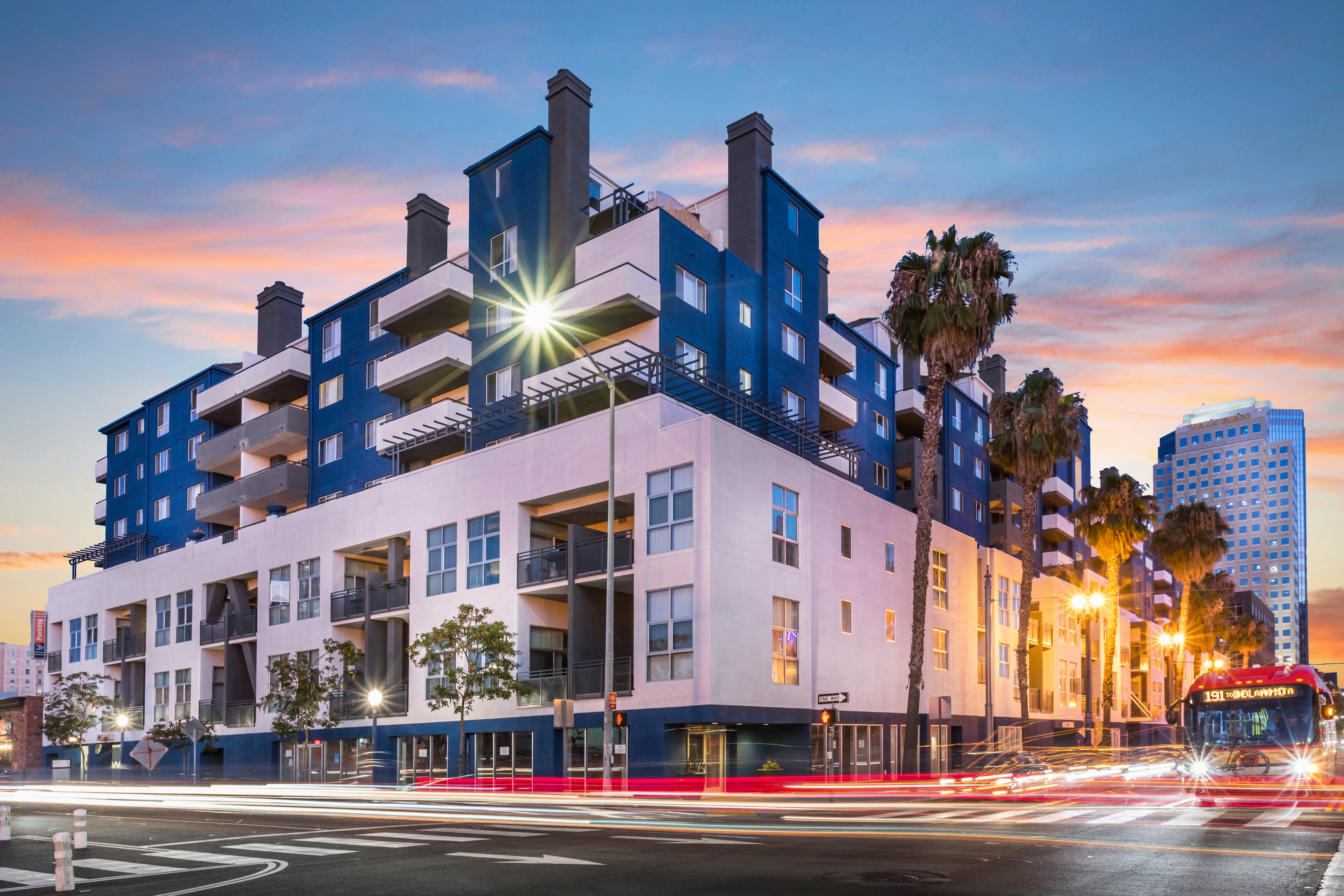Avana on Pine exterior dusk