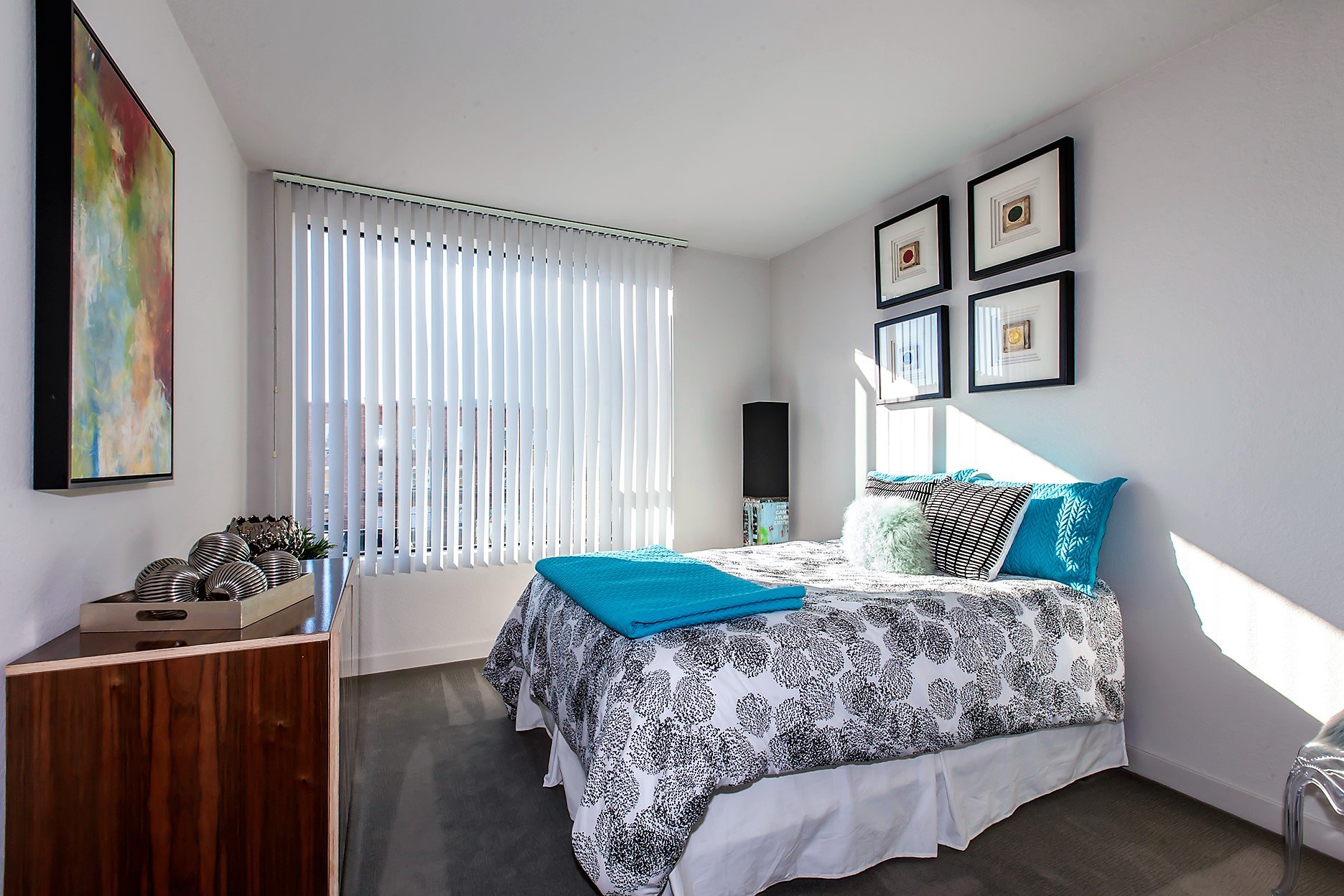 spacious bedroom
