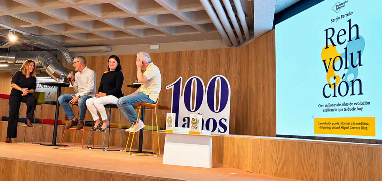 Burgos acoge la presentación de Rehvolución, un viaje por el origen del dolor a través de millones de años de evolución humana