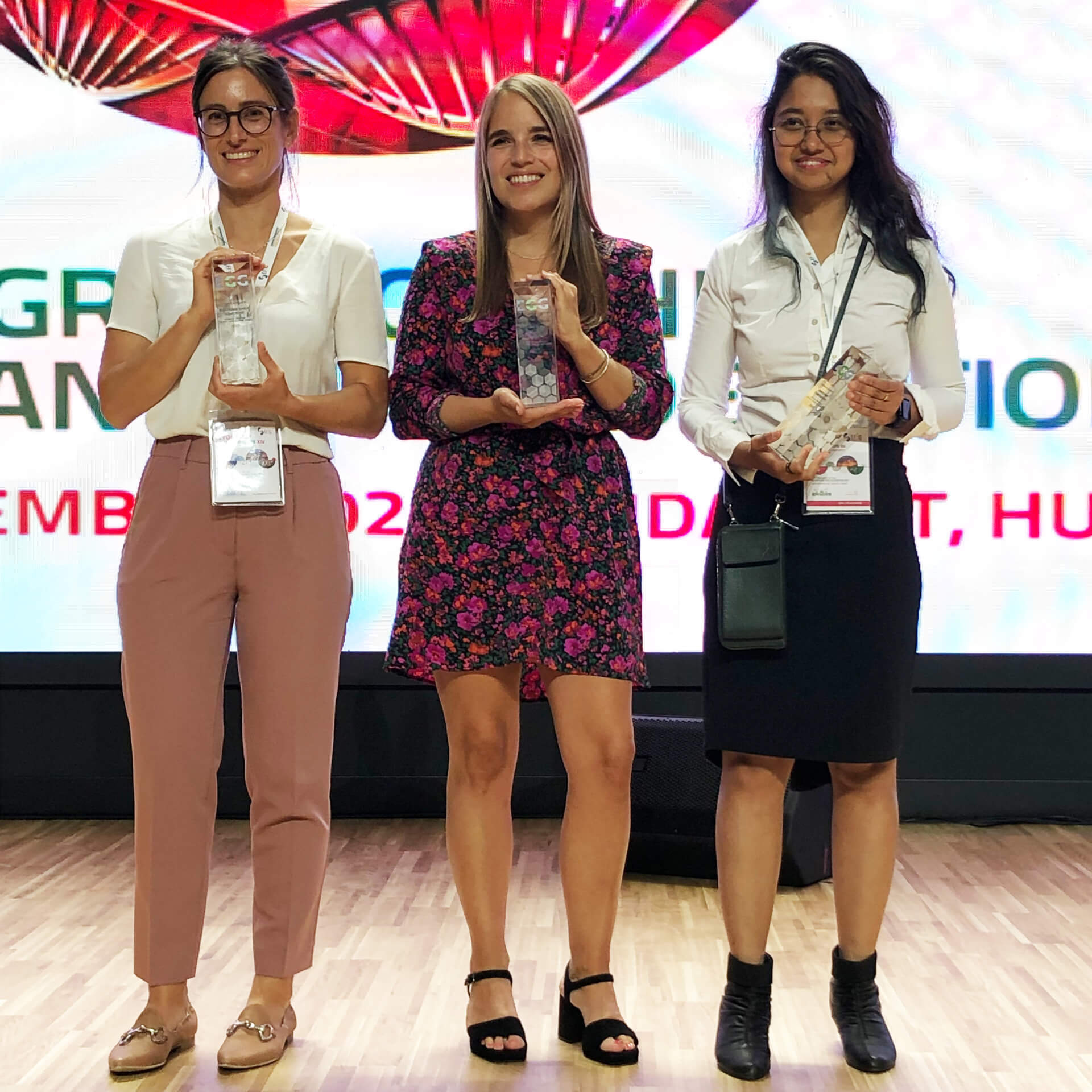 Eleonora Maria Camerone (Italy), Lieve Filbrich (Belgium), Sampurna Chakrabarti (Germany)