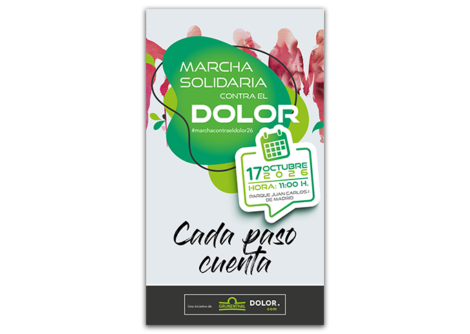 III Marcha Solidaria contra el dolor 2026 - Instagram historia