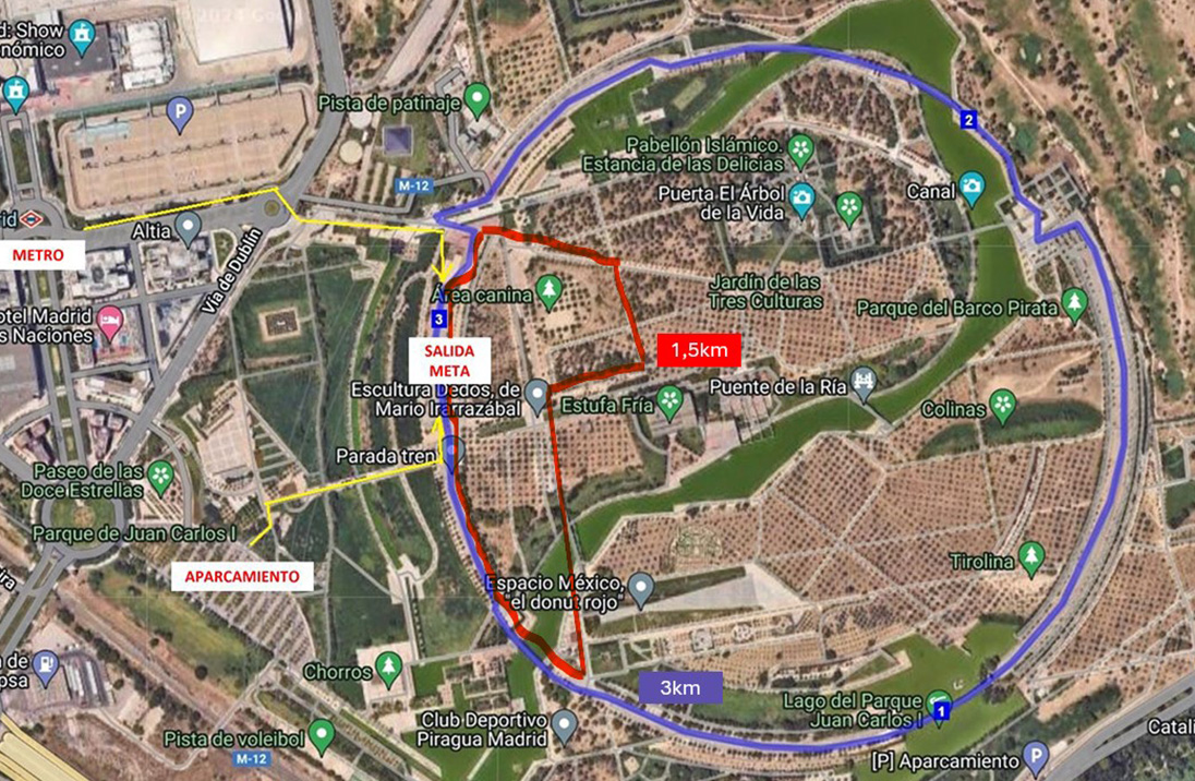 Mapa - III Marcha Solidaria contra el dolor 2026