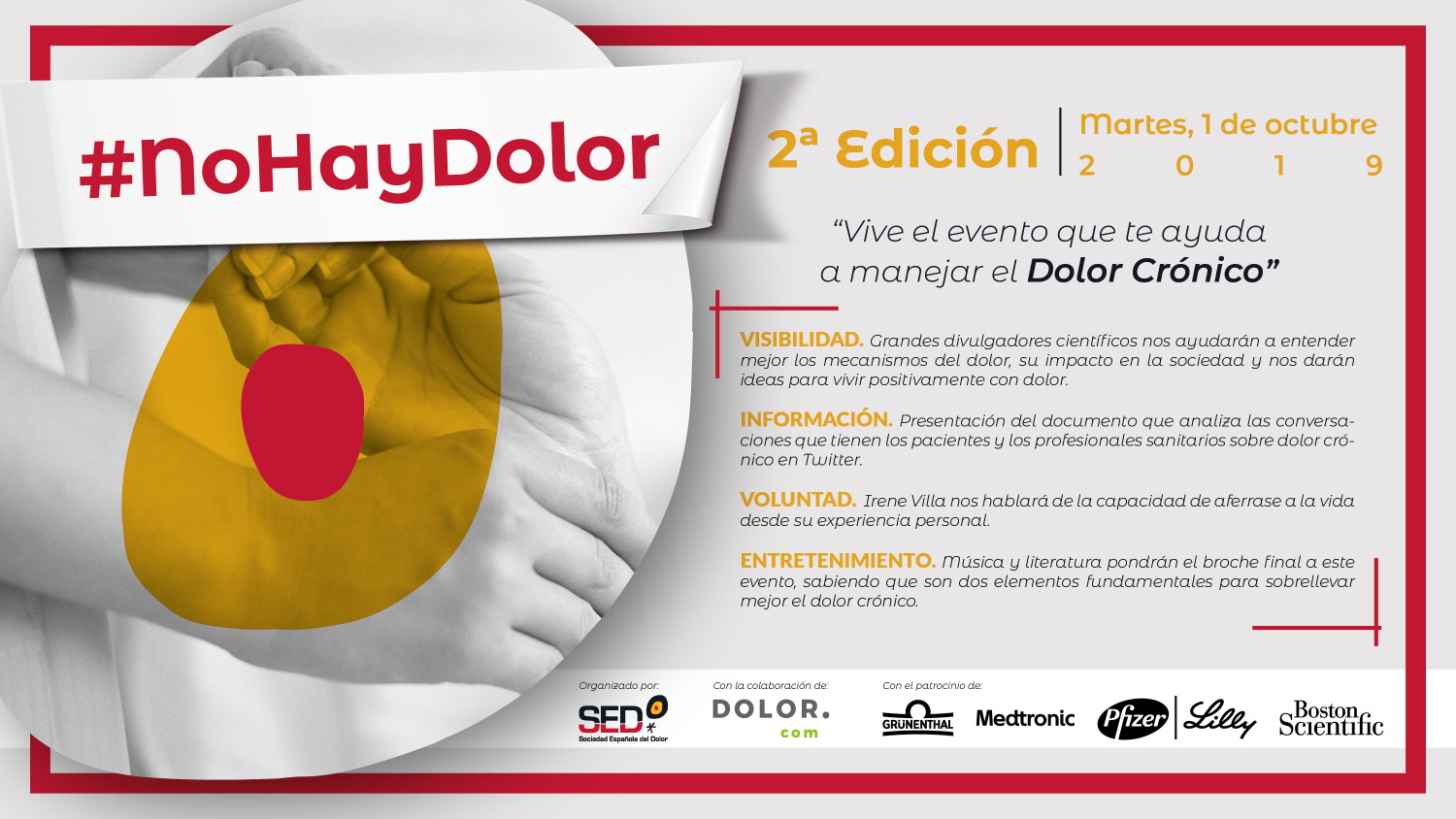 Cartel No hay dolor 2019