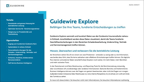 cover - Guidewire Explore Data Sheet - Deutsch