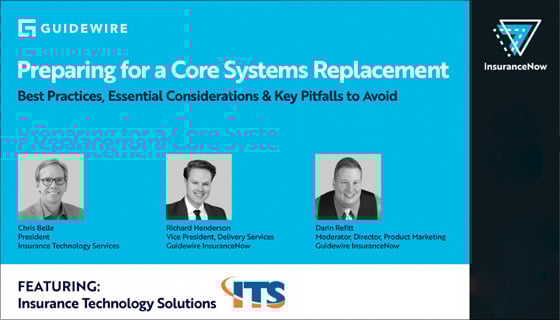 Teaser for webinar - Preparing for a Core Systems Replacement