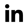 LinkedIn icon black