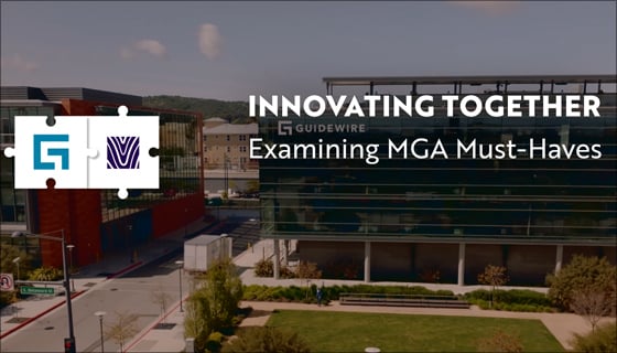 video frame of a Guidewire building