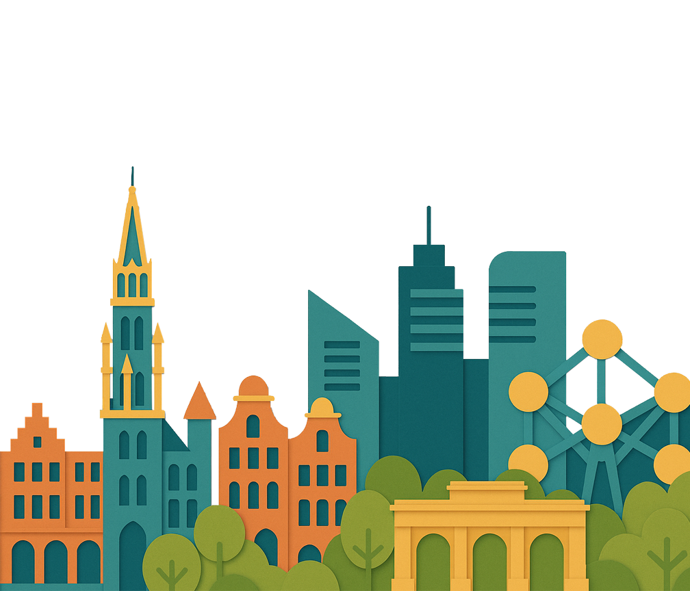 composite illustration of Paris skyline