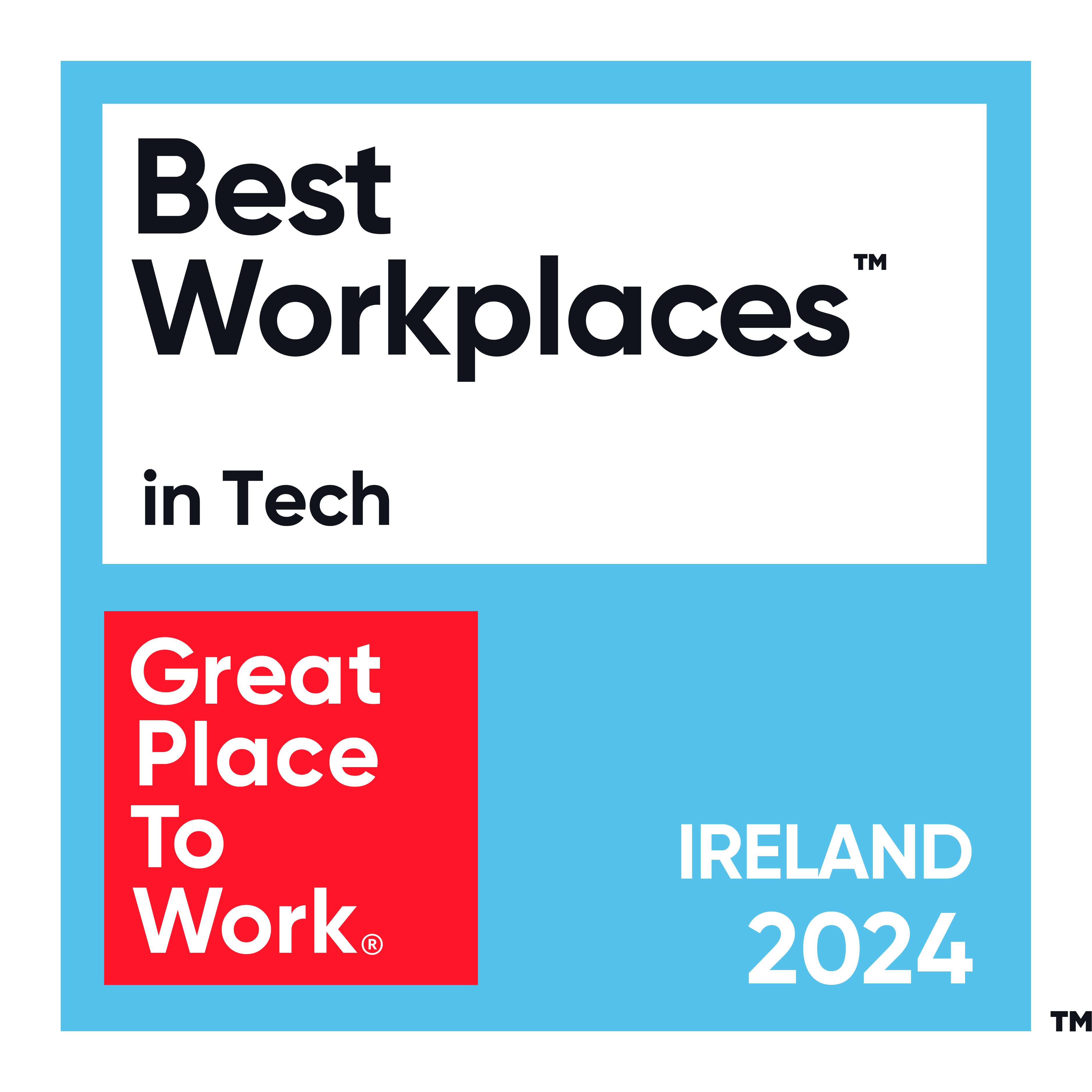 Award Ireland Best Places in Tech 2024