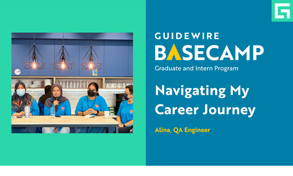 Basecamp panel featuring Alina, QA Engineer