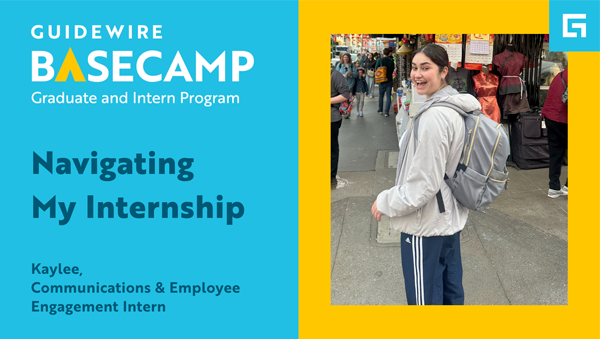 Basecamp tile featuring Kaylee, Communications and Employee Engagement Intern
