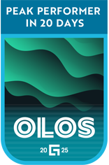 Guidewire release Olos education badge - Peak performer in 20 days