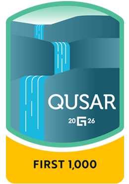 Qusar education badge - First 1000