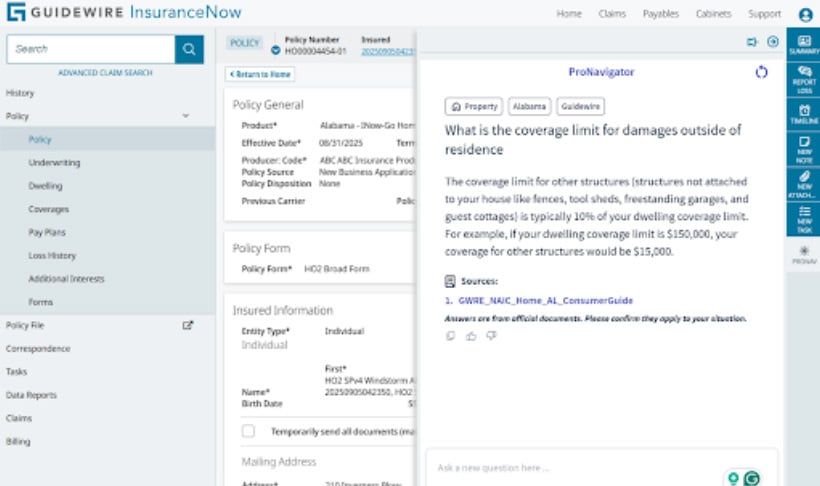 InsuranceNow screenshot