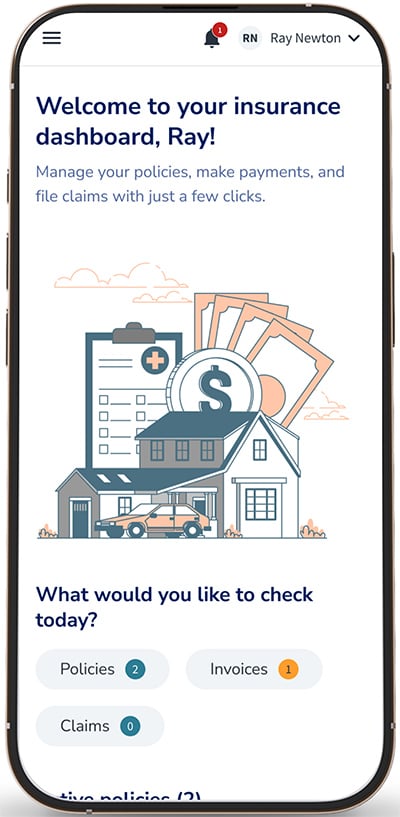 mobile device screen 
