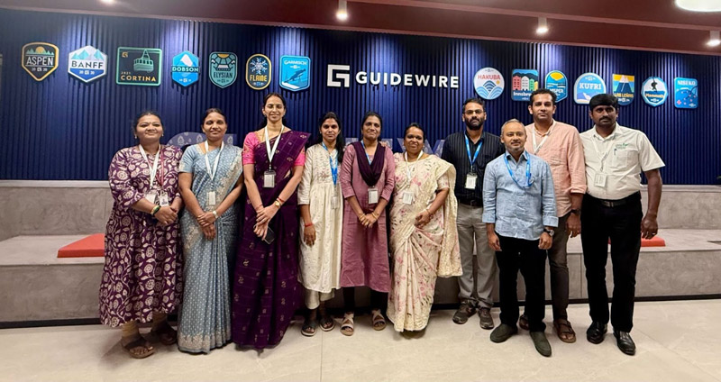 picture of the faculty at Guidewire Bangalore office