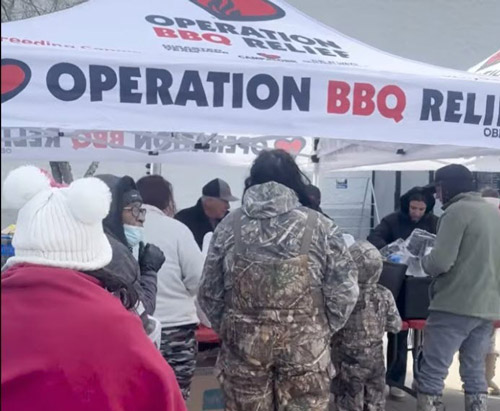 Operation BBQ Relief team at work at event