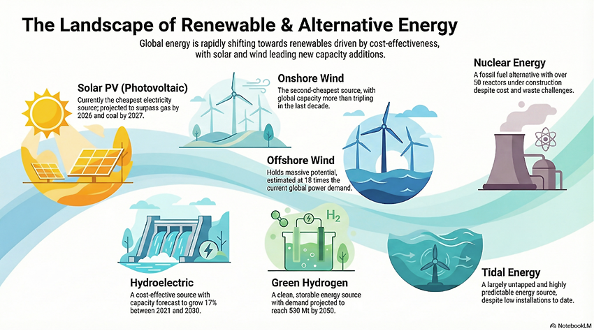 poster - The landscape of renewable and alternative energy