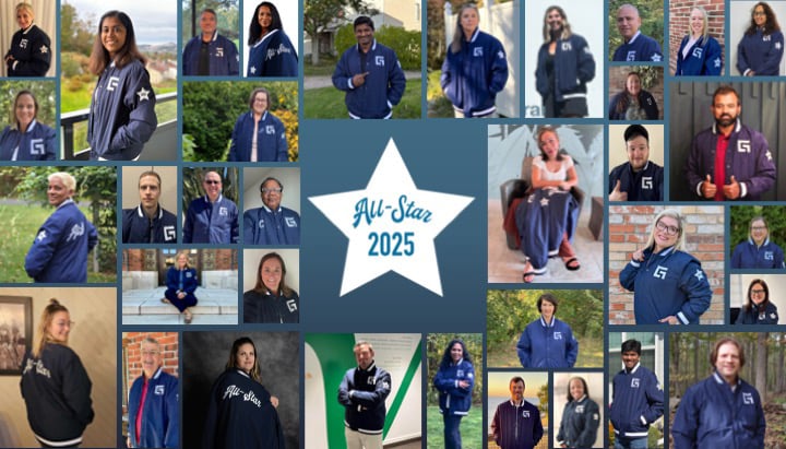 collection of images - winners of Guidewire customer All-Stars 2025