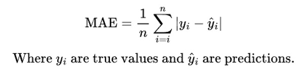 MAE formula