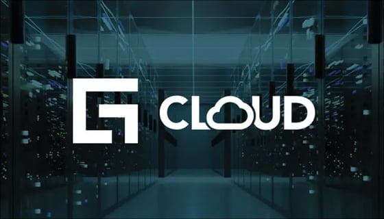 logo - Guidewire Cloud logo over image of server room