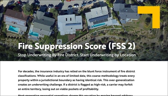 white paper title sheet - Fire Suppression Score (FSS 2)