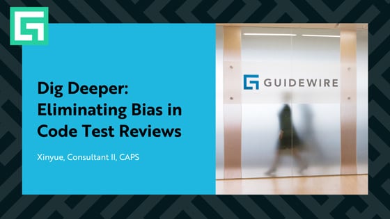 title card - Dig deeper: Eliminating bias in code test reviews