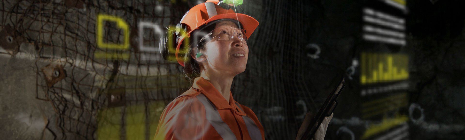 A Hatch advisory employee analyzing data, providing insights, and developing recommendations to help the client create sustained shareholder value in the digital mine.