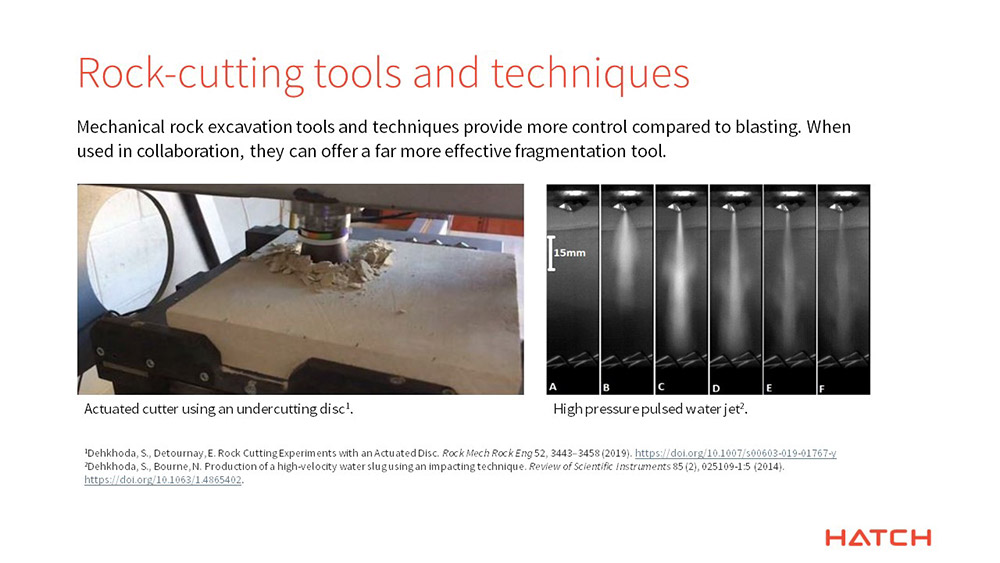 Rock cutting tools