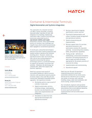 Container and Intermodal Terminals