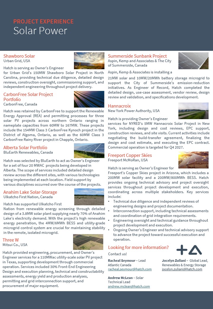 Solar Power brochure, page 2