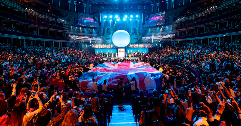 One Young World 2019’s Opening Ceremony at the Royal Albert Hall in London, UK