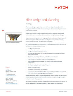 Mine Design and Planning