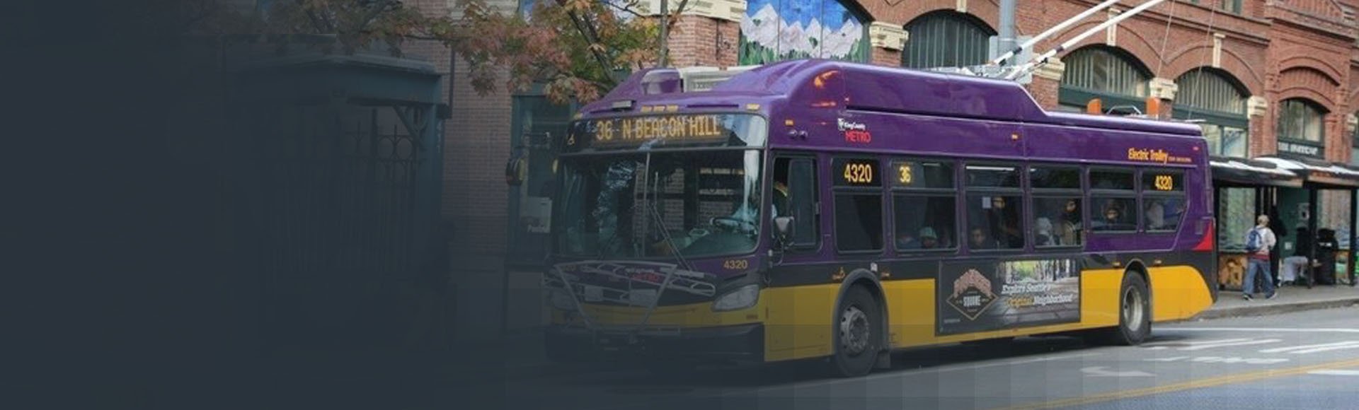 King County trolley bus