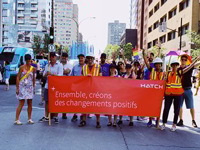 Défilé de la fierté à Montréal