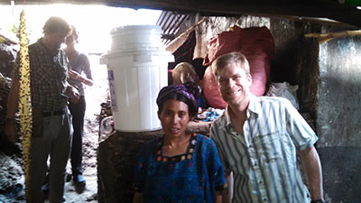 Installing a water filter