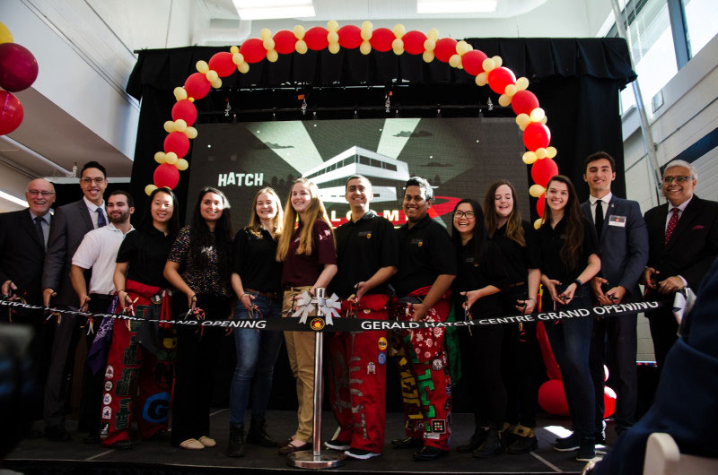 Ribbon Cutting at McMaster University 