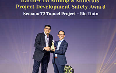 Rio Tinto receives Hatch's awards
