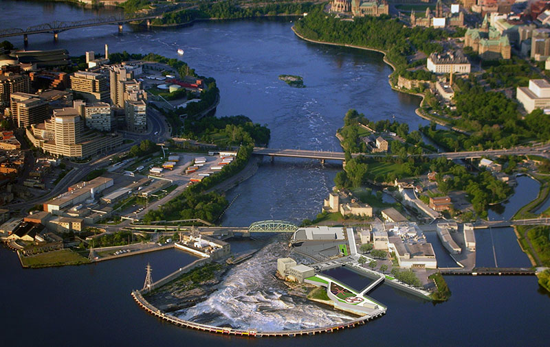 Chaudi&egrave;re Falls hydroelectric project